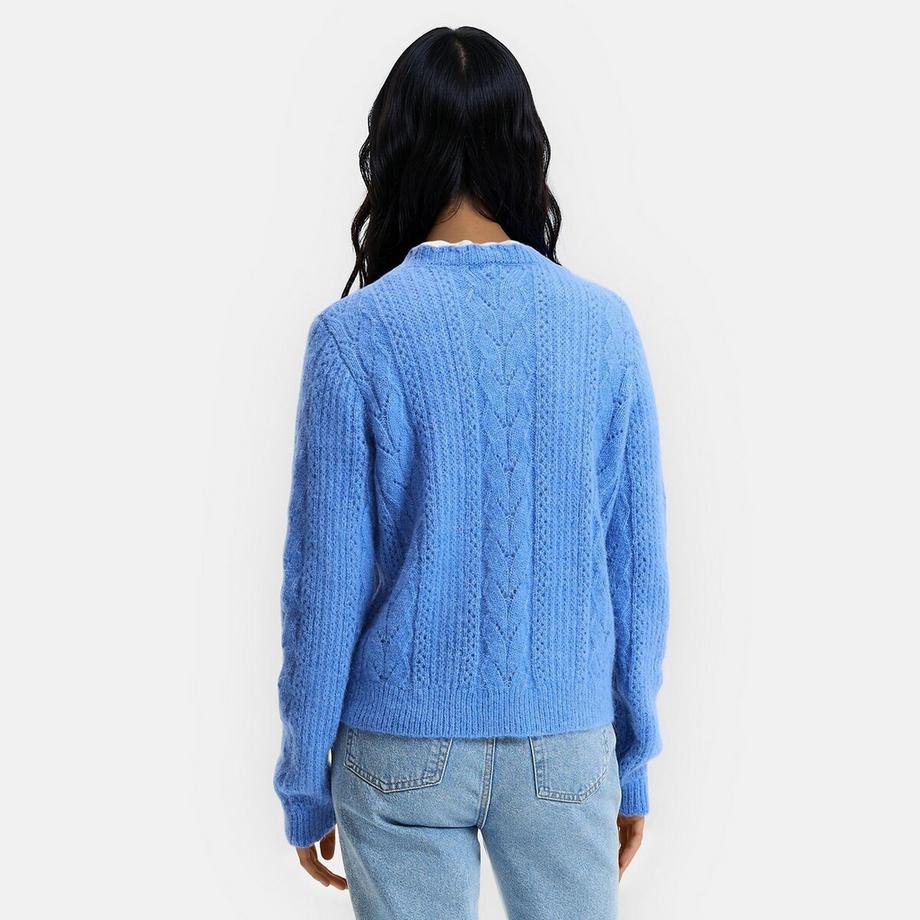 La Redoute Collections Pull en maille ajourée  