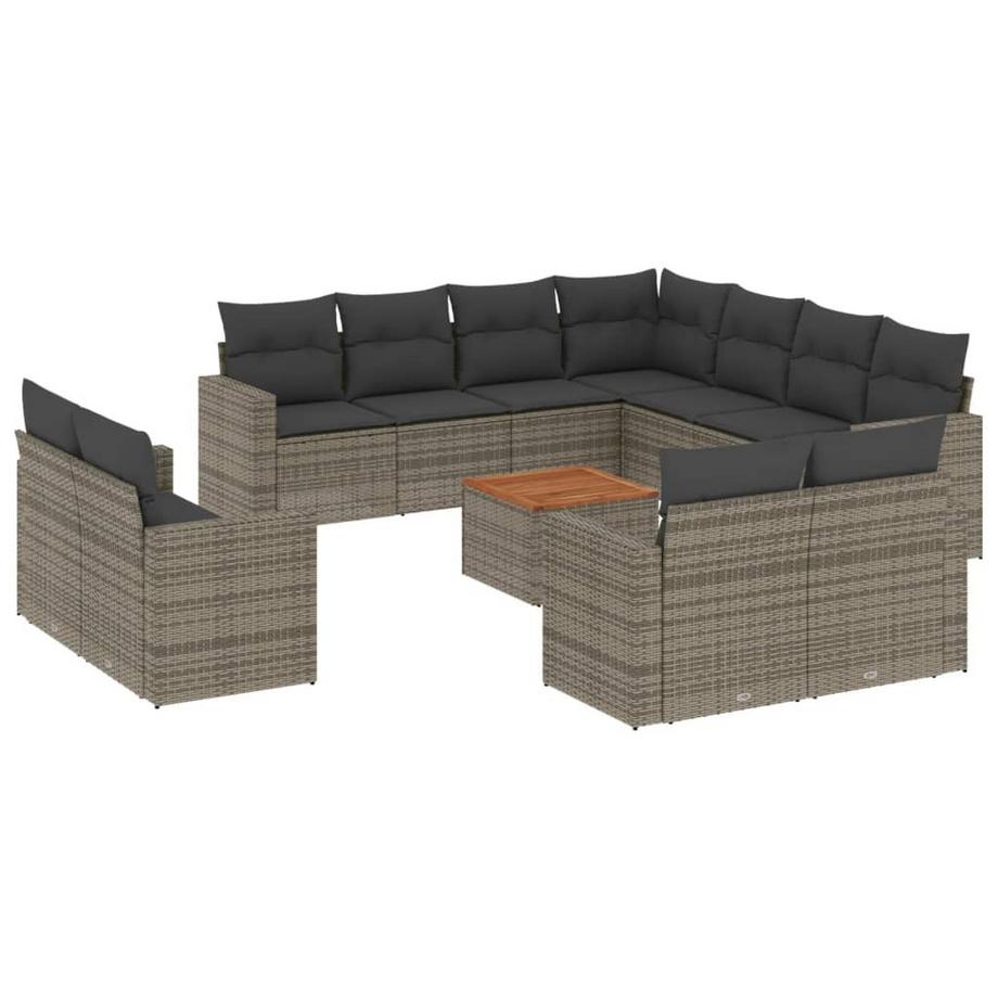 set divano da giardino Polirattan