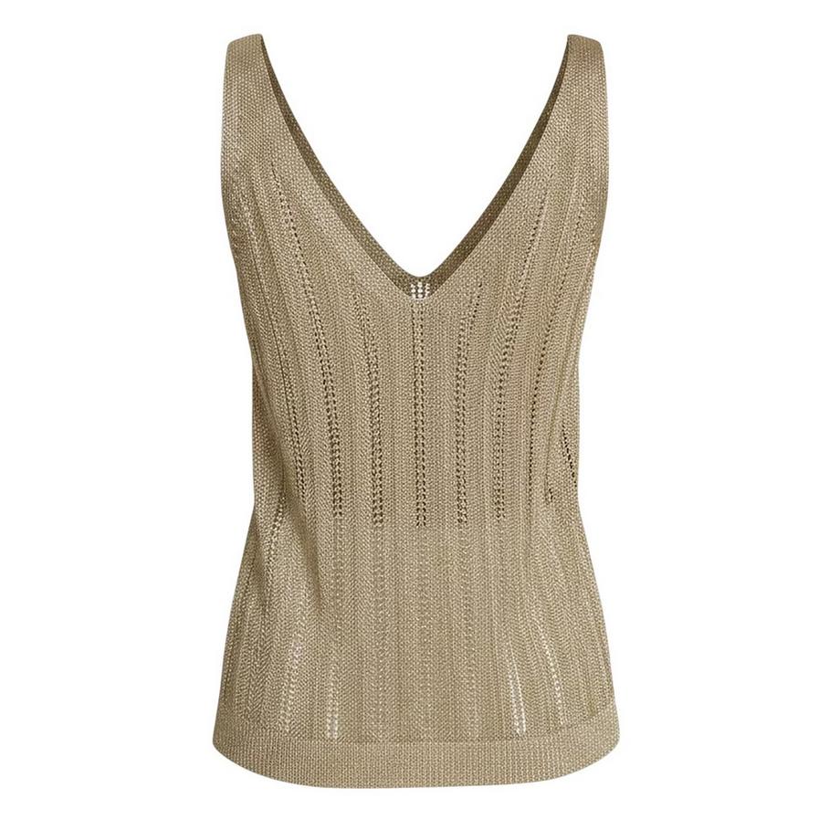 TED BAKER Canotta Lavorata a Maglia con Scollatura a V  