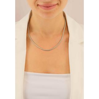 MUAU Schmuck  Collier serpent or blanc 750, 2.4mm, 45cm 