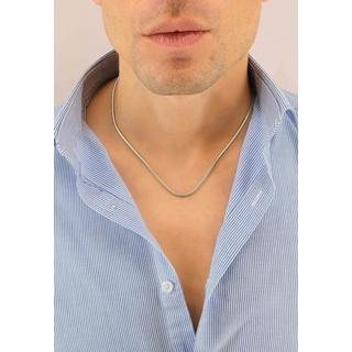 MUAU Schmuck  Collier Schlange Weissgold 750, 2.4mm, 45cm 