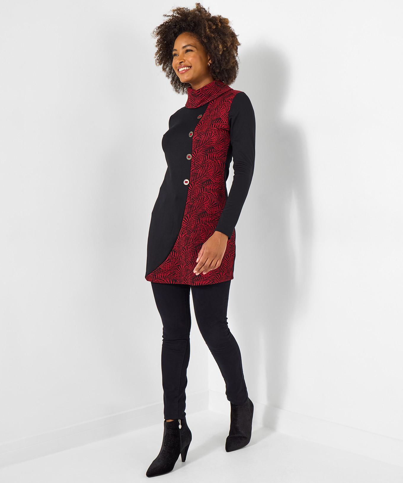 Joe Browns Tunica Jacquard Collo a Cascata  