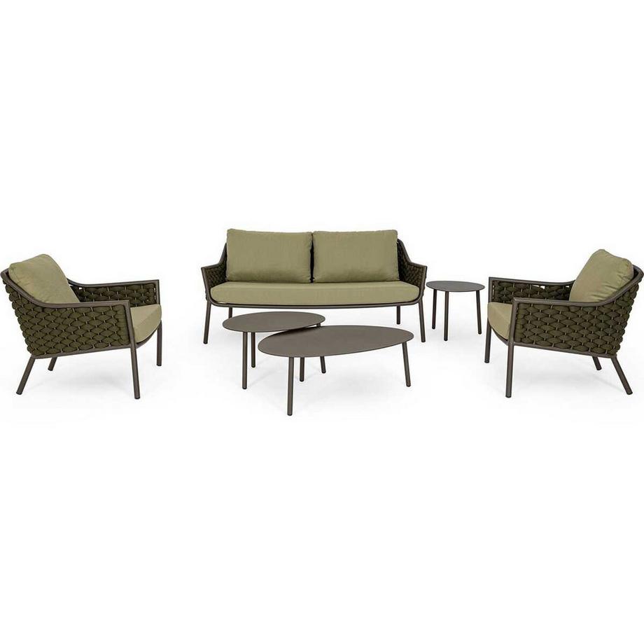 mutoni Jardin Table d'appoint Sparky olive 100x70  