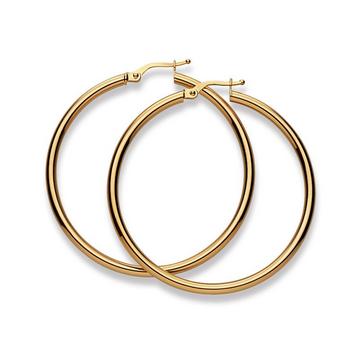 Creolen Gelbgold 750, 50mm