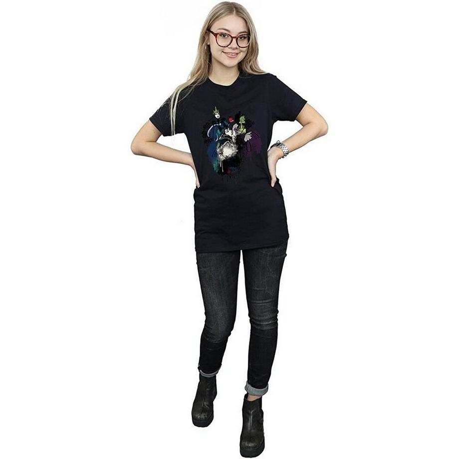 Disney Villains T-Shirt Stampa Schizzo  