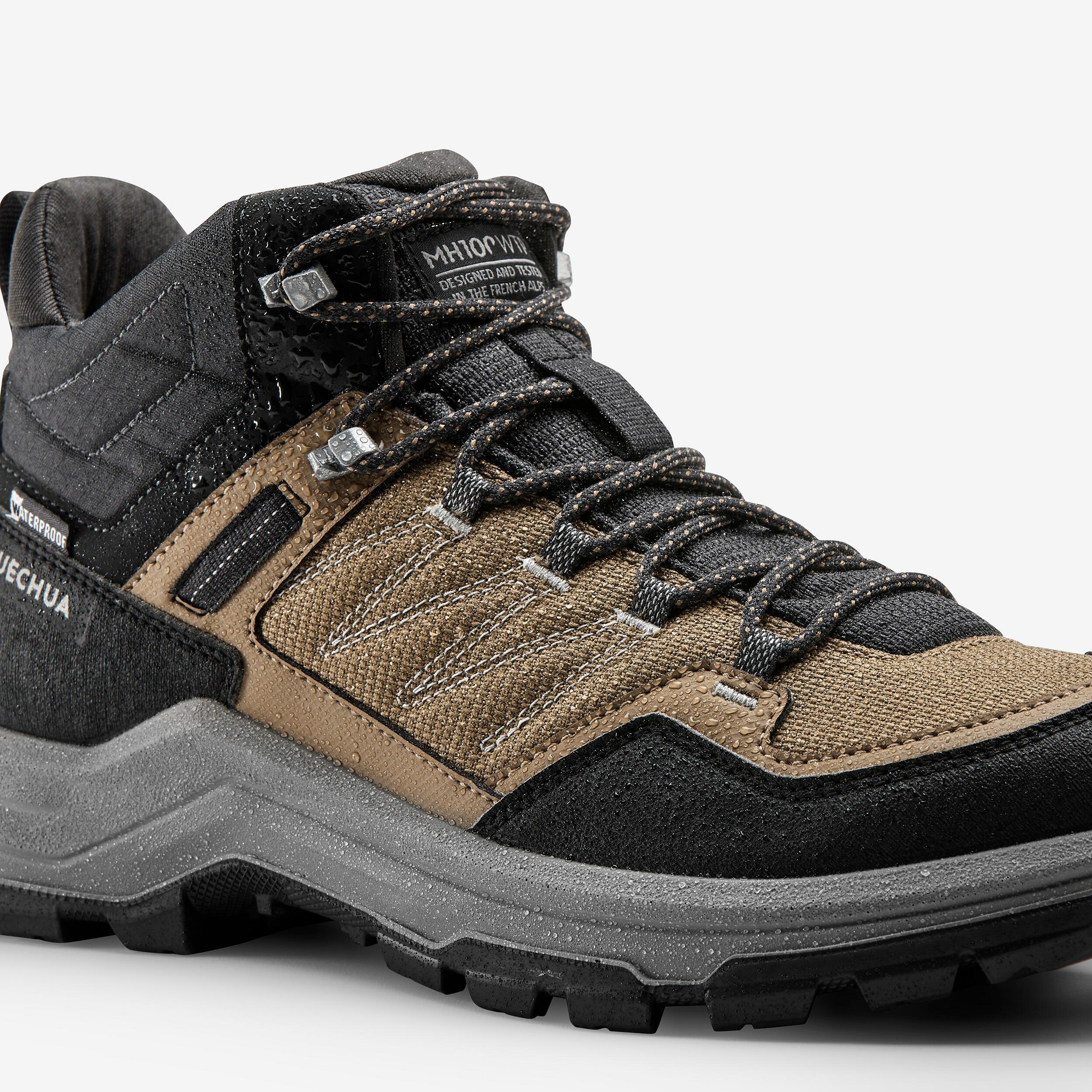 QUECHUA  Scarpe sportive uomo semi-alte impermeabili trekking 