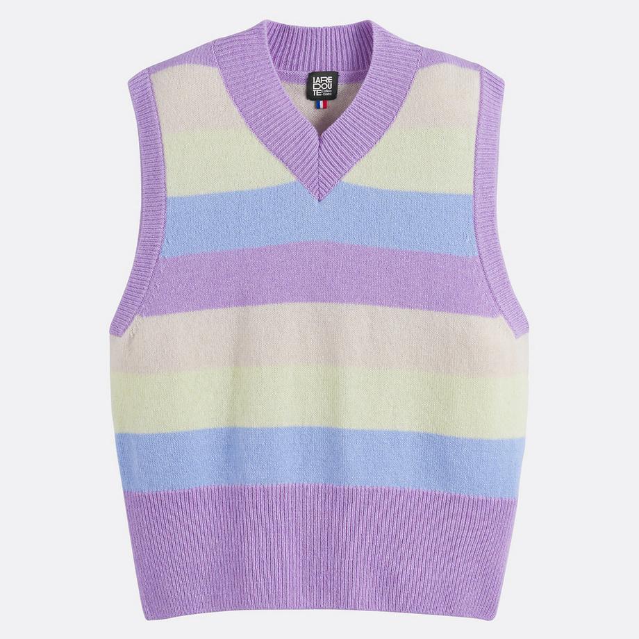 La Redoute Collections Pullover senza maniche scollo a V  