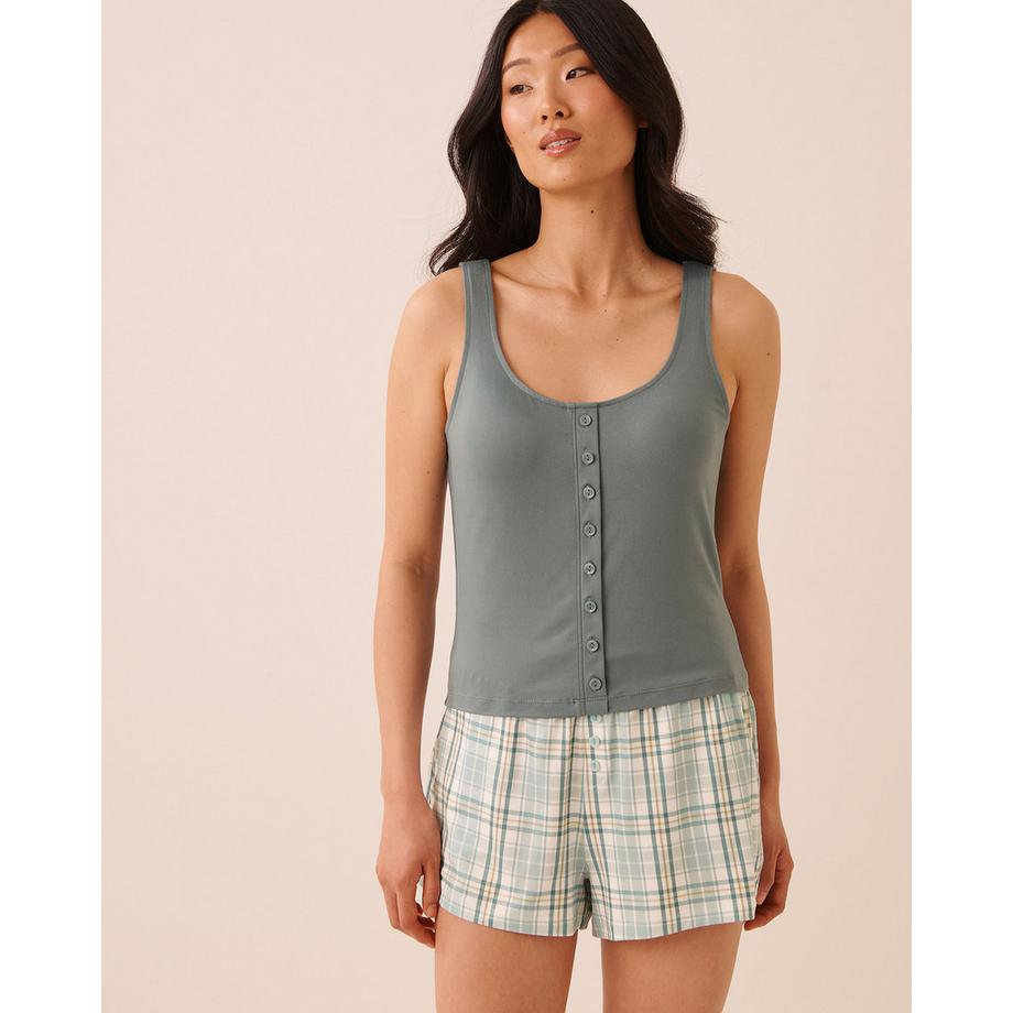 Caraco boutonné ultra doux