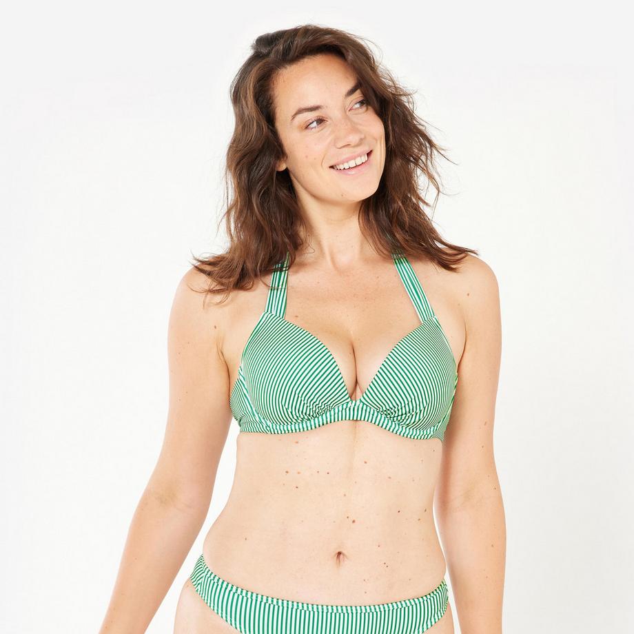 Bikini-Oberteil Surfen  Push-Up Polyester