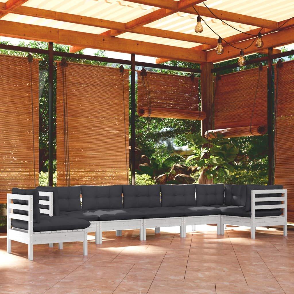 VidaXL Salon de jardin bois  