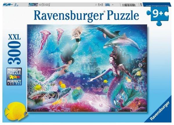 Ravensburger  Puzzle Ravensburger Im Reich der Meerjungfrauen 300 Teile XXL 