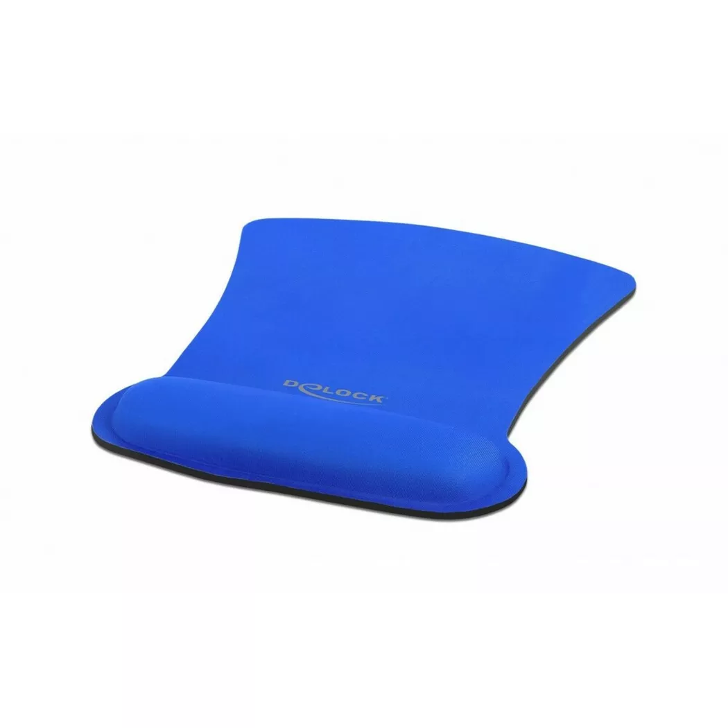 Delock 12699 Mauspad mit Handballenauflage Blau