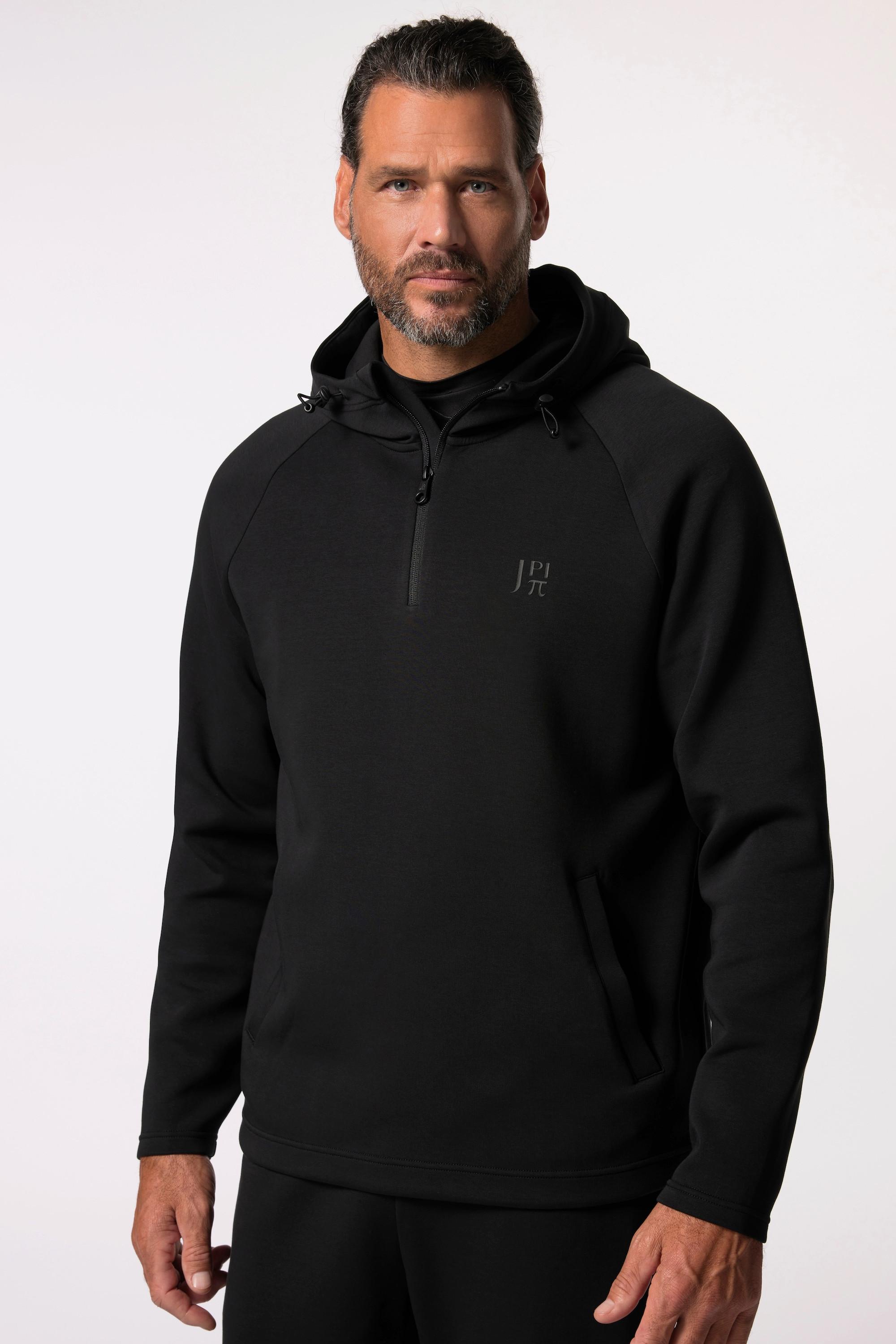 JP1880 JAY-PI Fitness Hoodie mit Zippkragen  