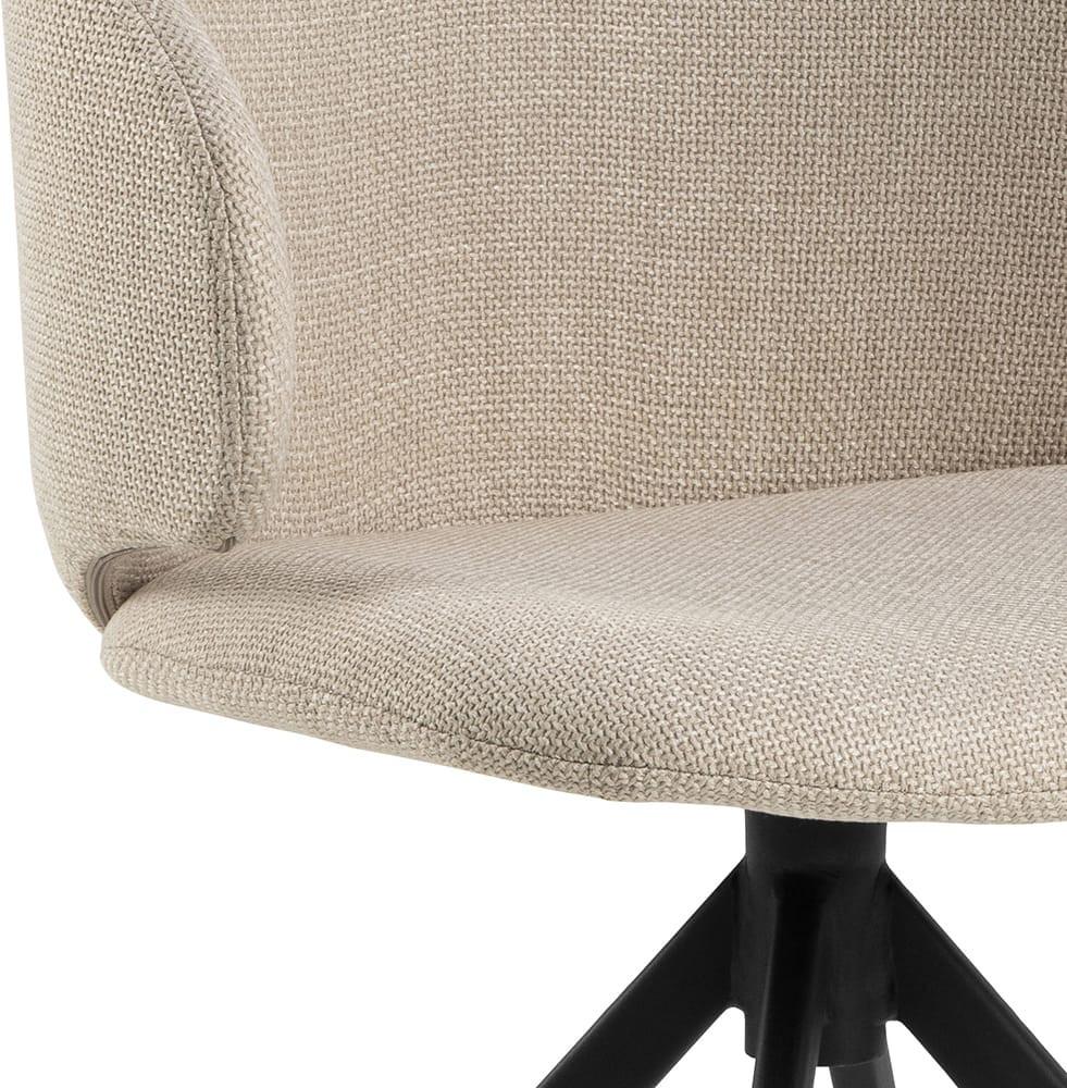 mutoni Chaise de salle à manger Emmeline beige (1 pièce)  