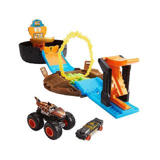 Hot Wheels  Monster Trucks Stunt-Reifen Spielset (1:64) 