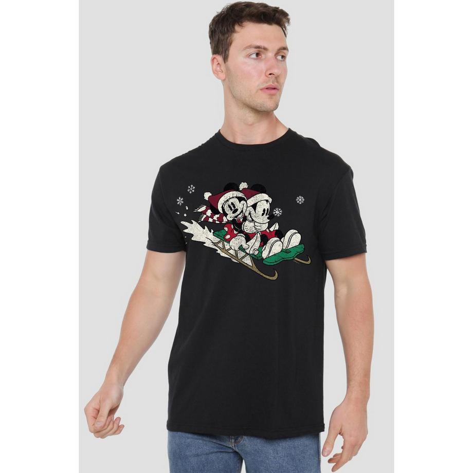 Disney Sledding For Christmas T-Shirt  