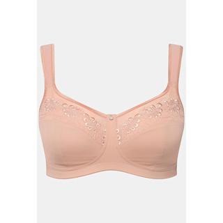 Ulla Popken  Soutien-gorge de maintien, sans armatures, avec broderies - bonnet C-D 