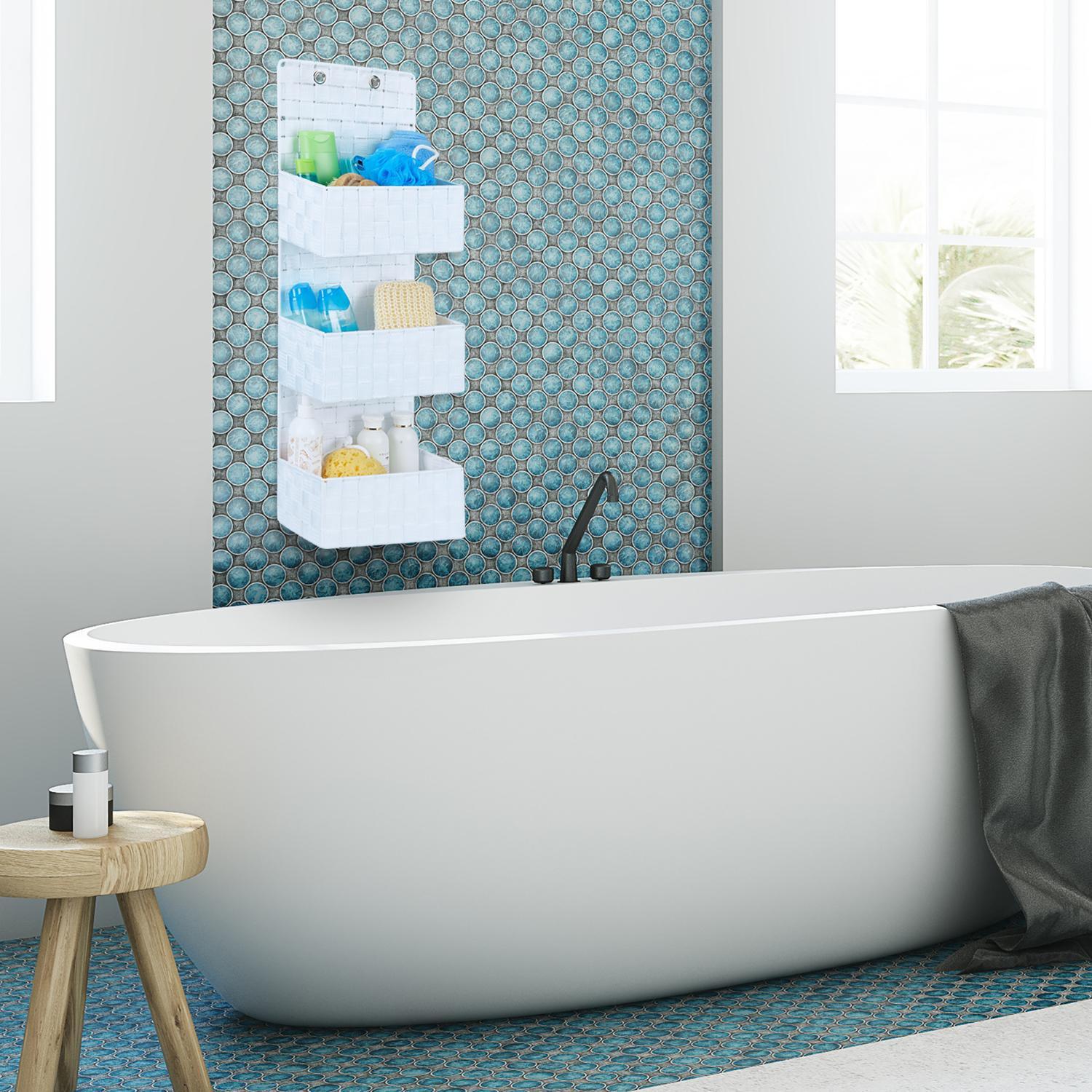 B2X Contenitore sospeso in tessuto con 3 cestini  