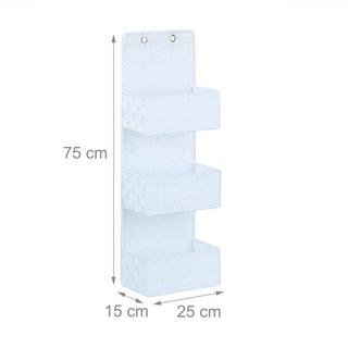 B2X Contenitore sospeso in tessuto con 3 cestini  