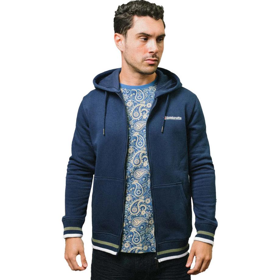 Lambretta AW24 Hoodie mit durchgehendem Reissverschluss  