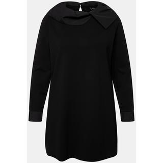 Ulla Popken  Sweatshirt, Taftkragen, Punto-di-Roma, Langarm 