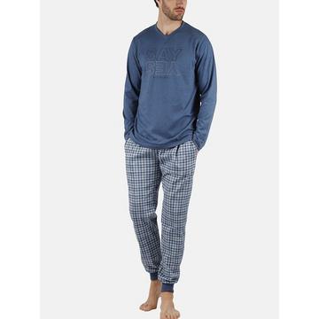 Pyjama tenue d'intérieur pantalon et haut manches longues Say Yes