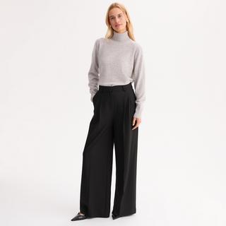 La Redoute Collections Pantaloni Vita Alta Gamba Larga  