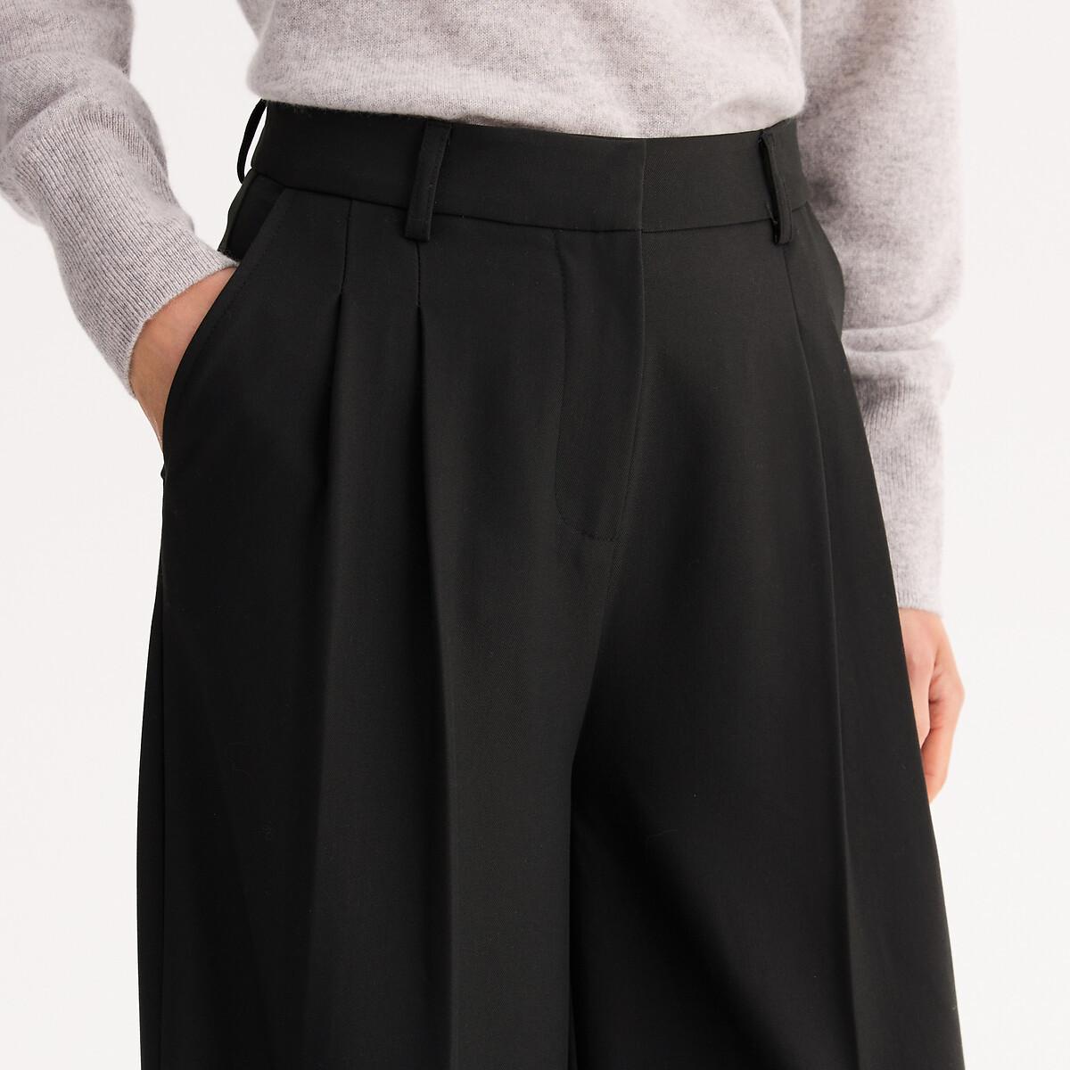 La Redoute Collections Pantaloni Vita Alta Gamba Larga  