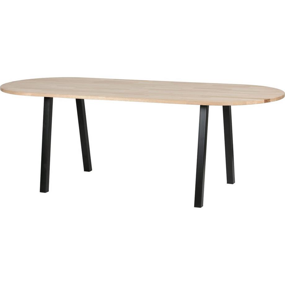 mutoni Plateau de table Tablo Oval chêne FSC naturel 220x90  