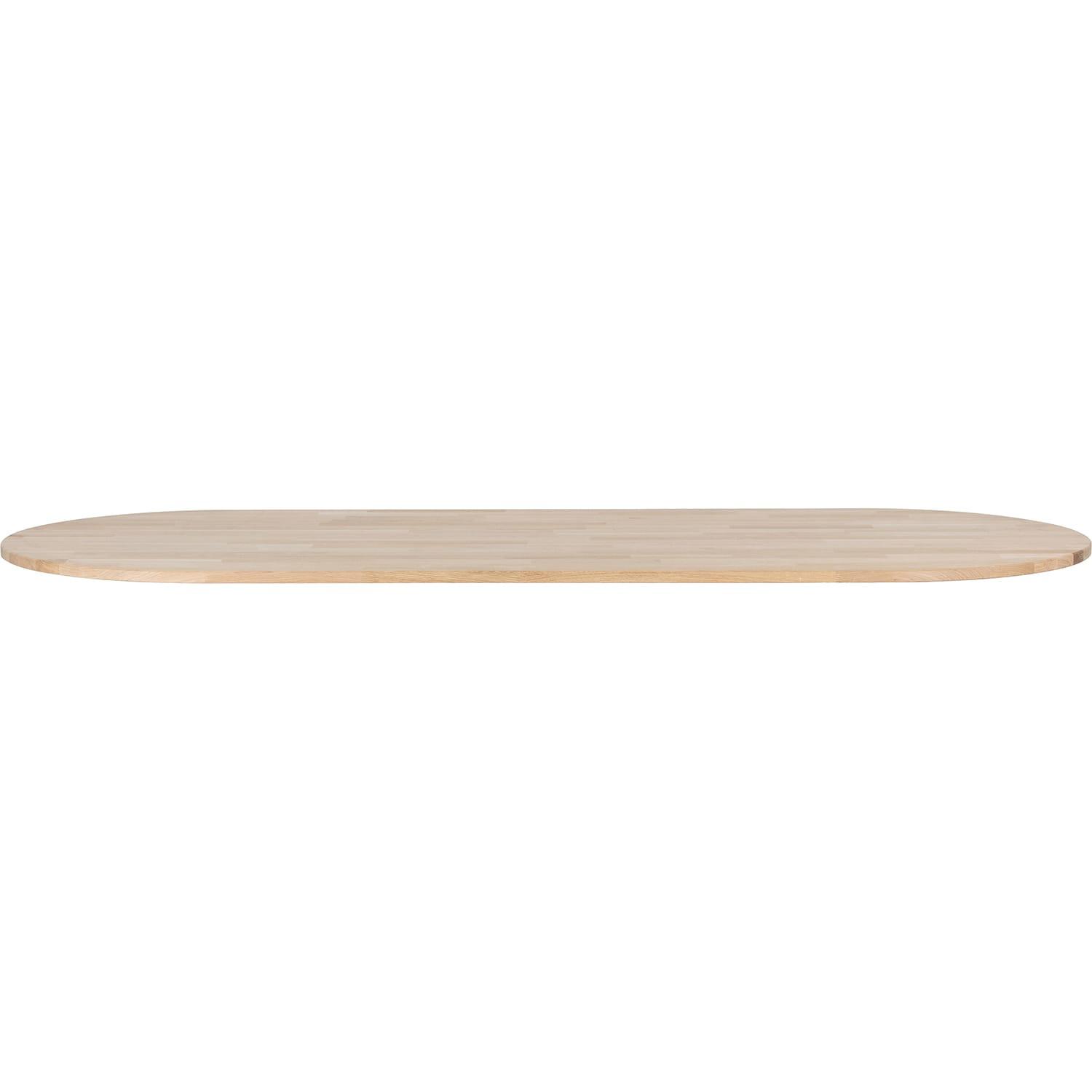 mutoni Tischplatte Tablo Oval Eiche FSC natur 220x90  