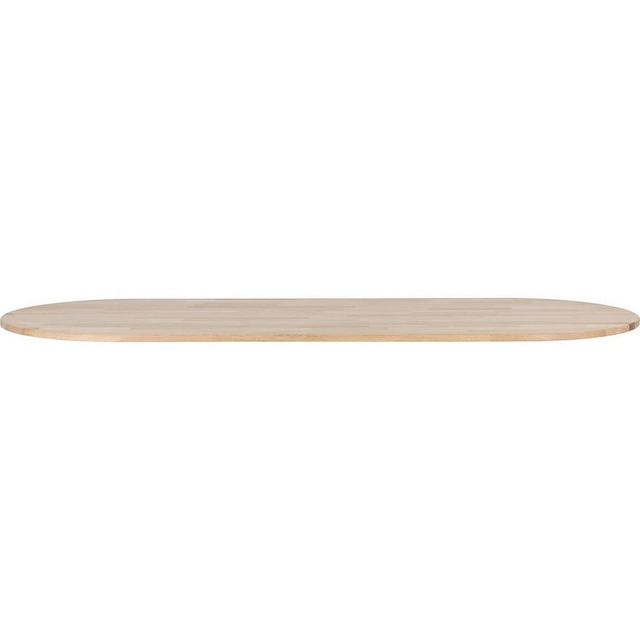 mutoni Plateau de table Tablo Oval chêne FSC naturel 220x90  