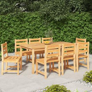 VidaXL set da pranzo da giardino Teak riciclato  