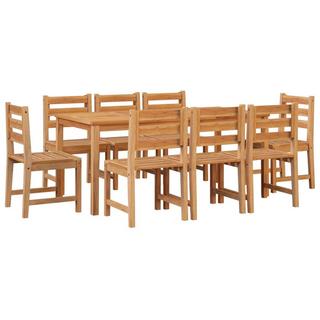 VidaXL set da pranzo da giardino Teak riciclato  