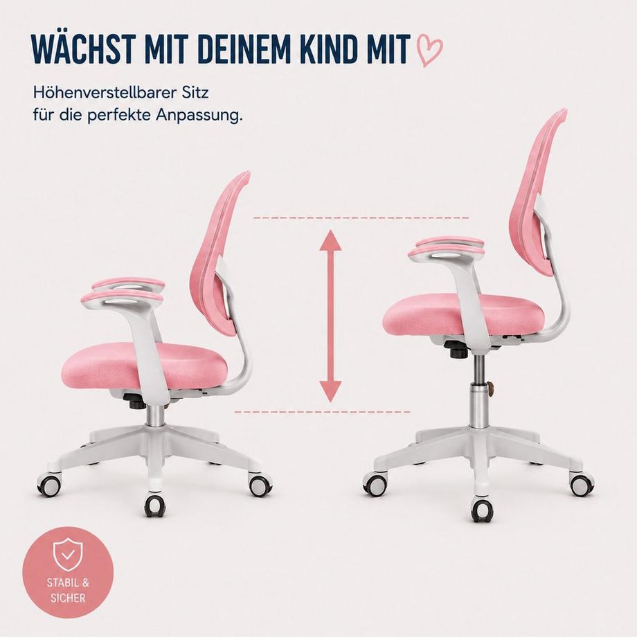KAMA chaise de bureau ergonomique pour enfants  