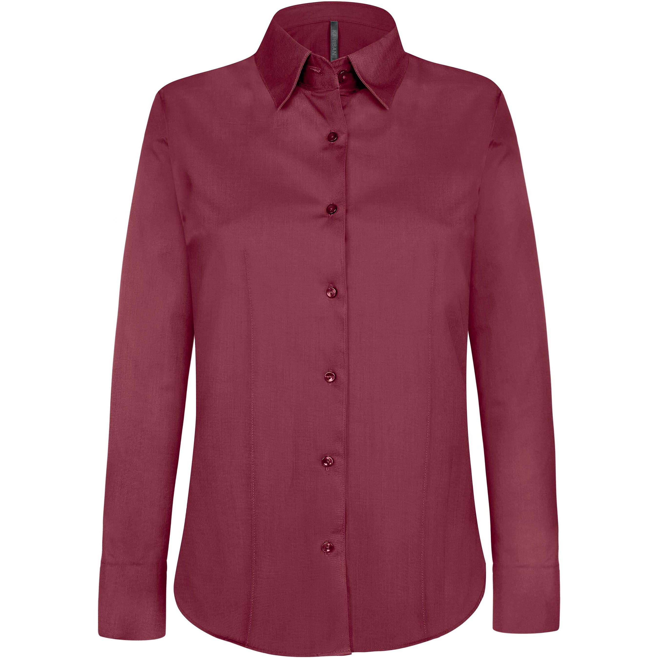 Kariban Camicia Cotone Maniche Lunghe  