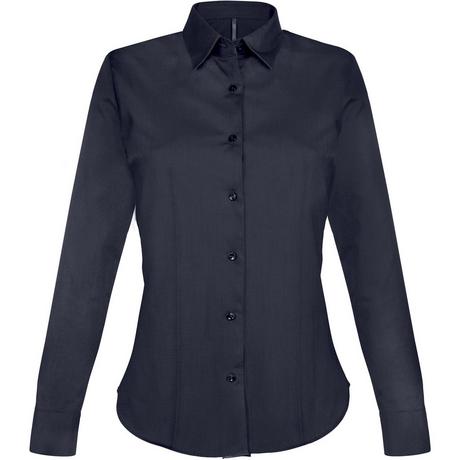 Kariban Camicia Cotone Maniche Lunghe  