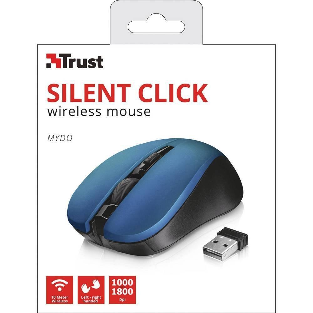 Trust  21870 Maus Beidhändig RF Wireless Optisch 1800 DPI 