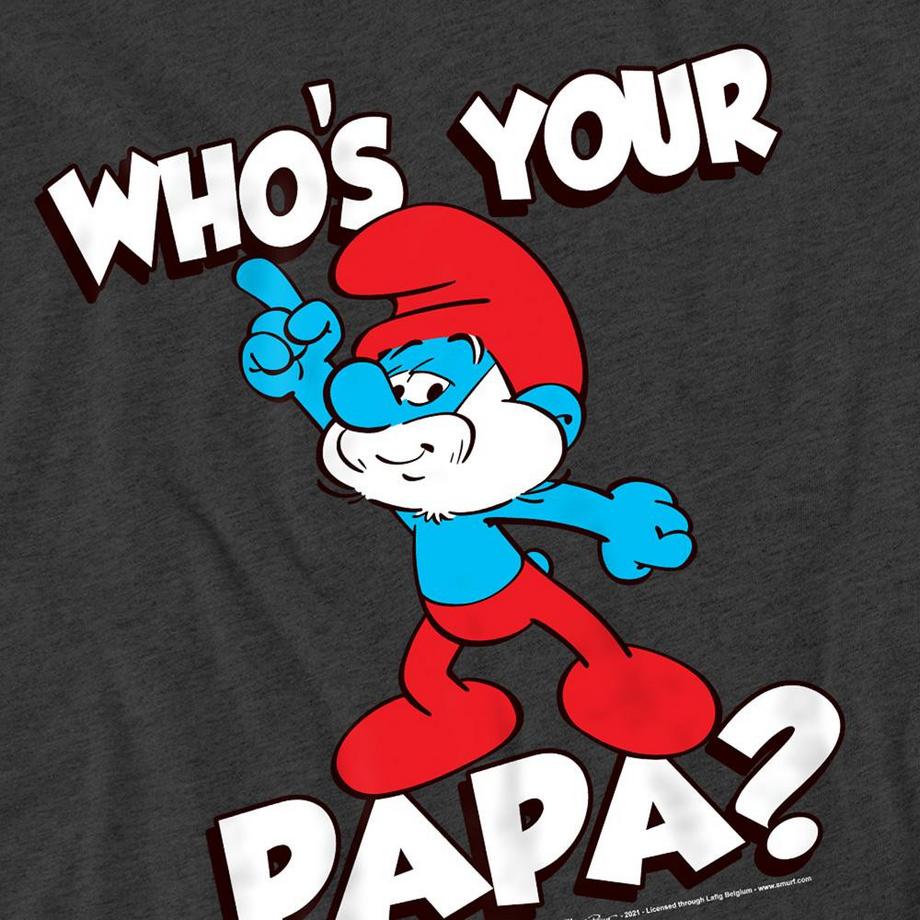 Les Stroumpfs T-Shirt Graphique Who's Your Grand Schtroumpf  