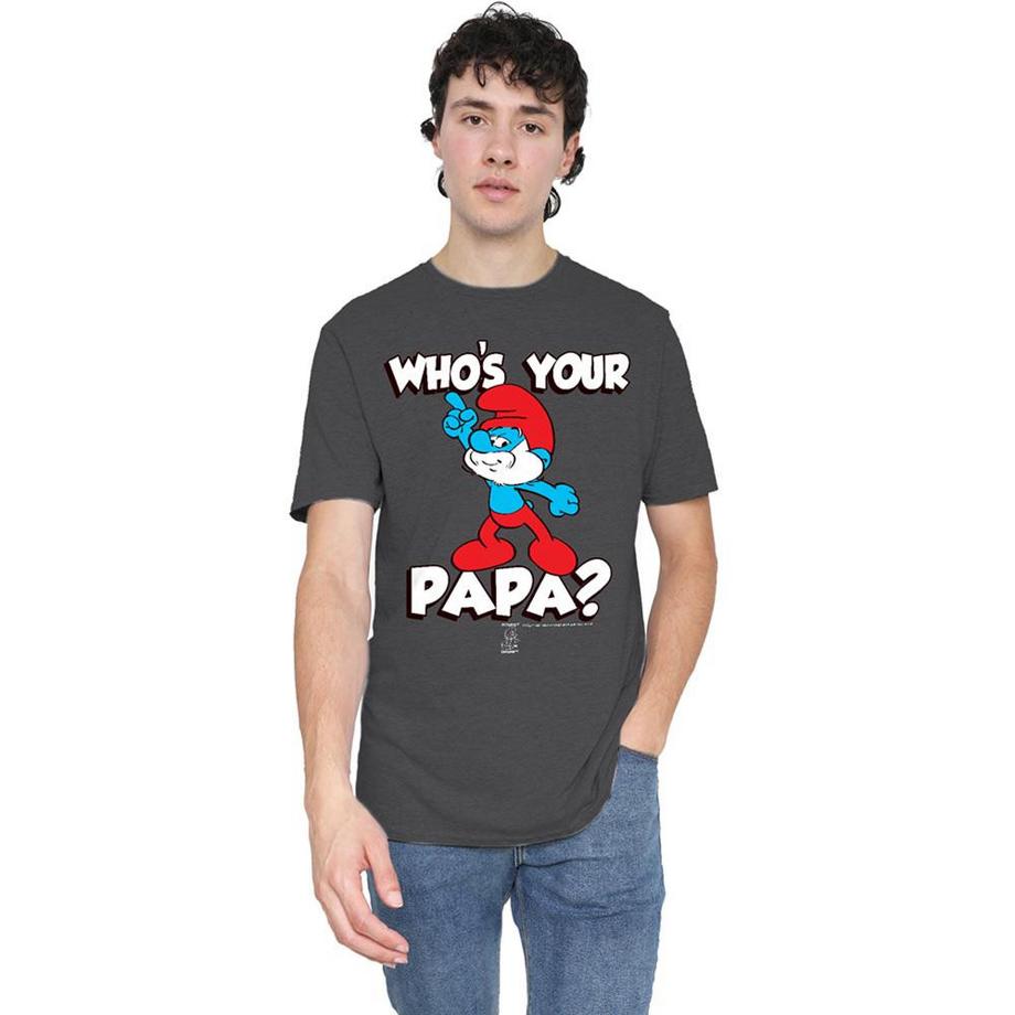 Les Stroumpfs T-Shirt Graphique Who's Your Grand Schtroumpf  
