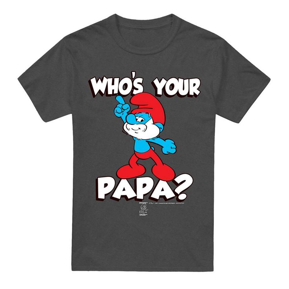 T-ShirtMotif Grand Schtroumpf Who´s Your