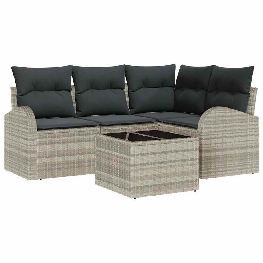 Canapé de jardin poly rattan