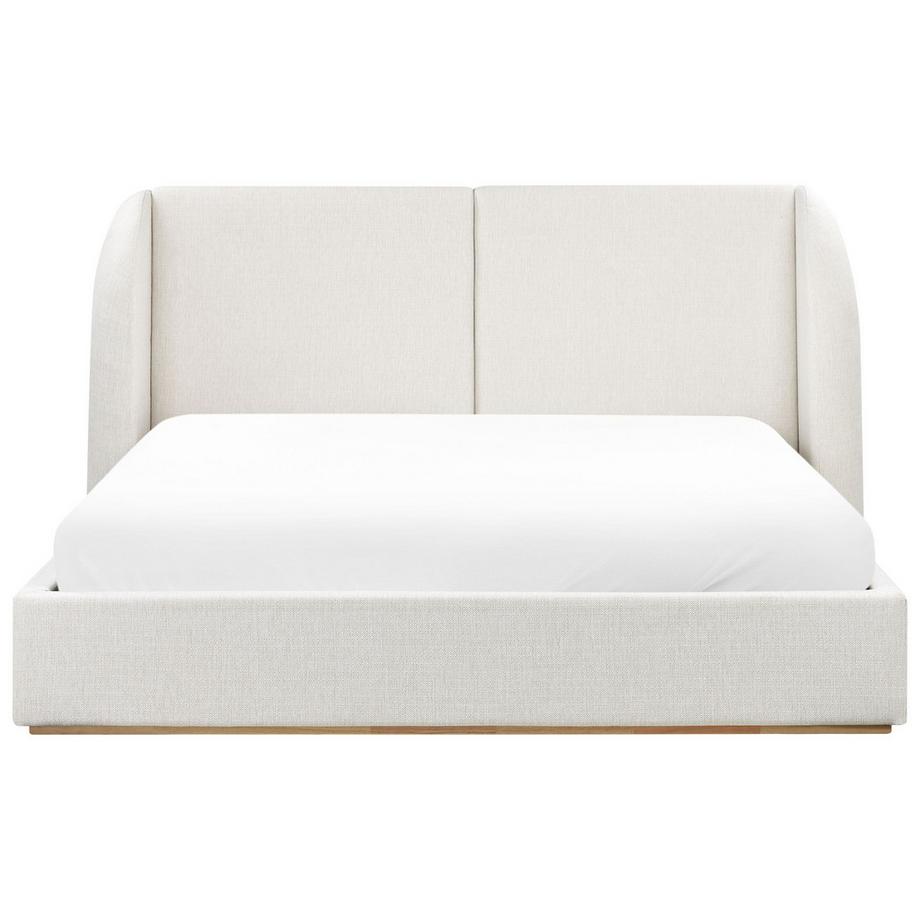 Beliani Lit ottoman en Tissu  MONESTIER  