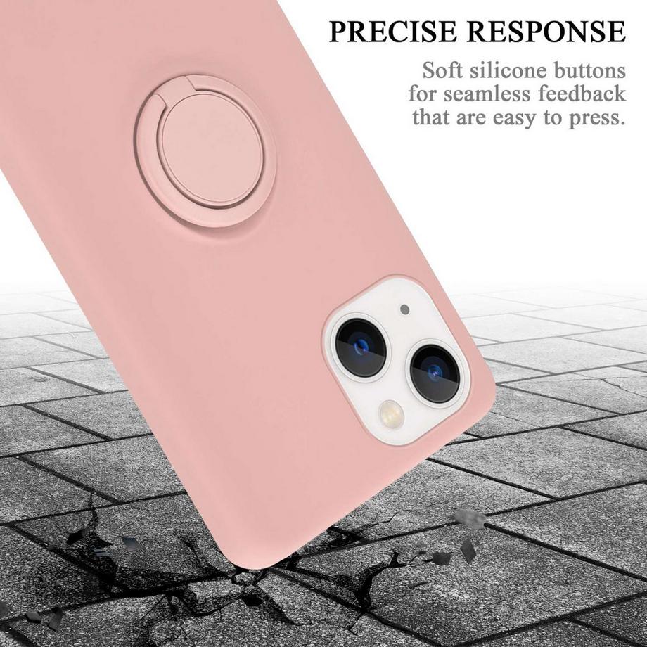 Cadorabo  Hülle für Apple iPhone 14 PLUS TPU Silikon mit Ring Liquid 