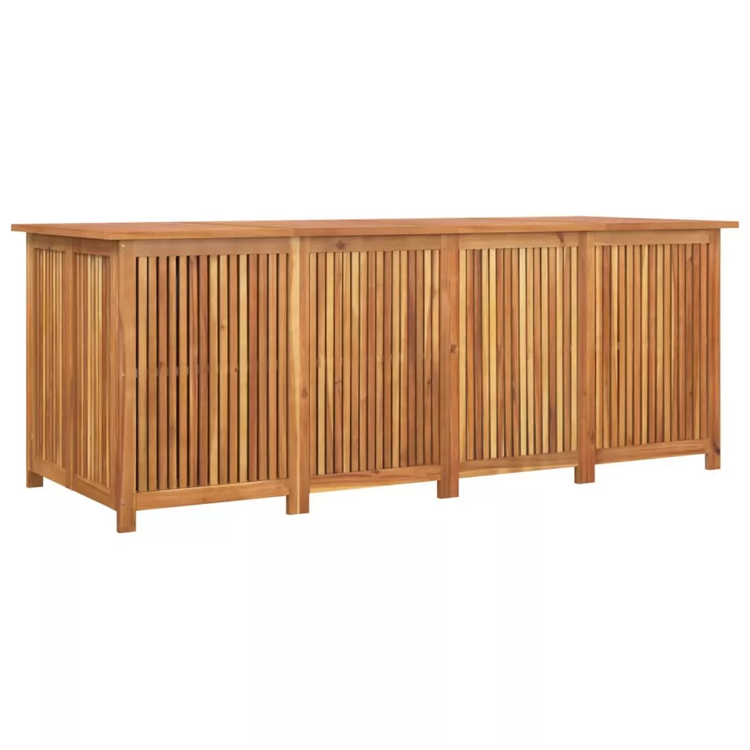VidaXL - Coffre de rangement de jardin bois, One Size, Marron