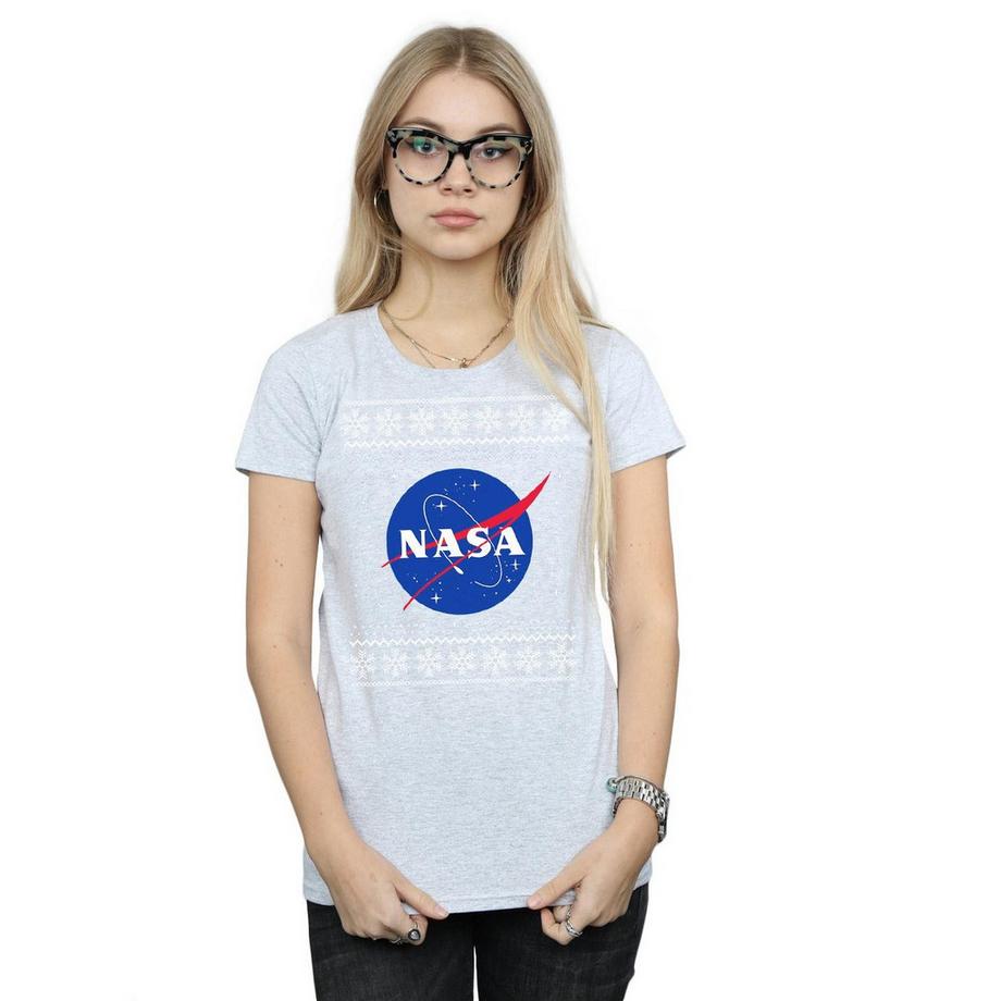 Nasa Christmas Jumper Logo T-Shirt  