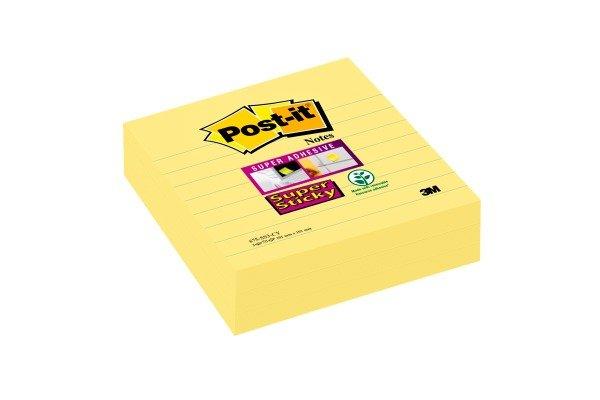 Post-It POST-IT Super Sticky XL Notes 675-3SSCY 101x101mm, 70 Blatt 3 Stück  