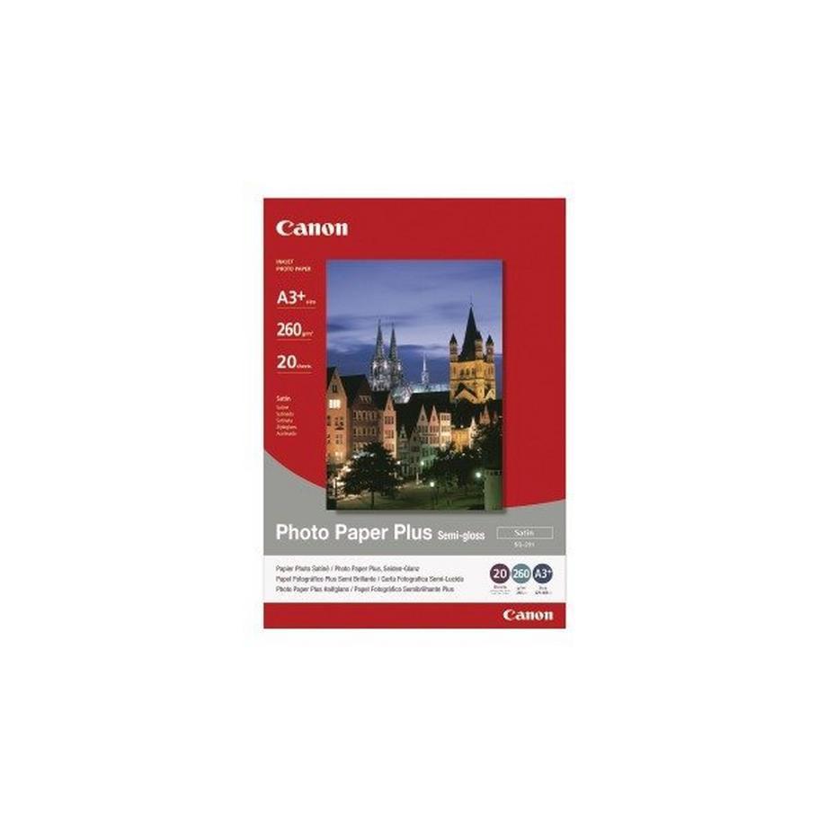 CANON Photo Paper Semi-gloss A3+ SG201A3+ PIXMA, 260g 20 Blatt