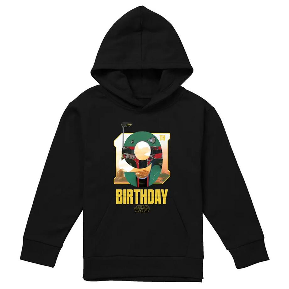 Felpa Con Cappuccio Nono Compleanno Boba Fett