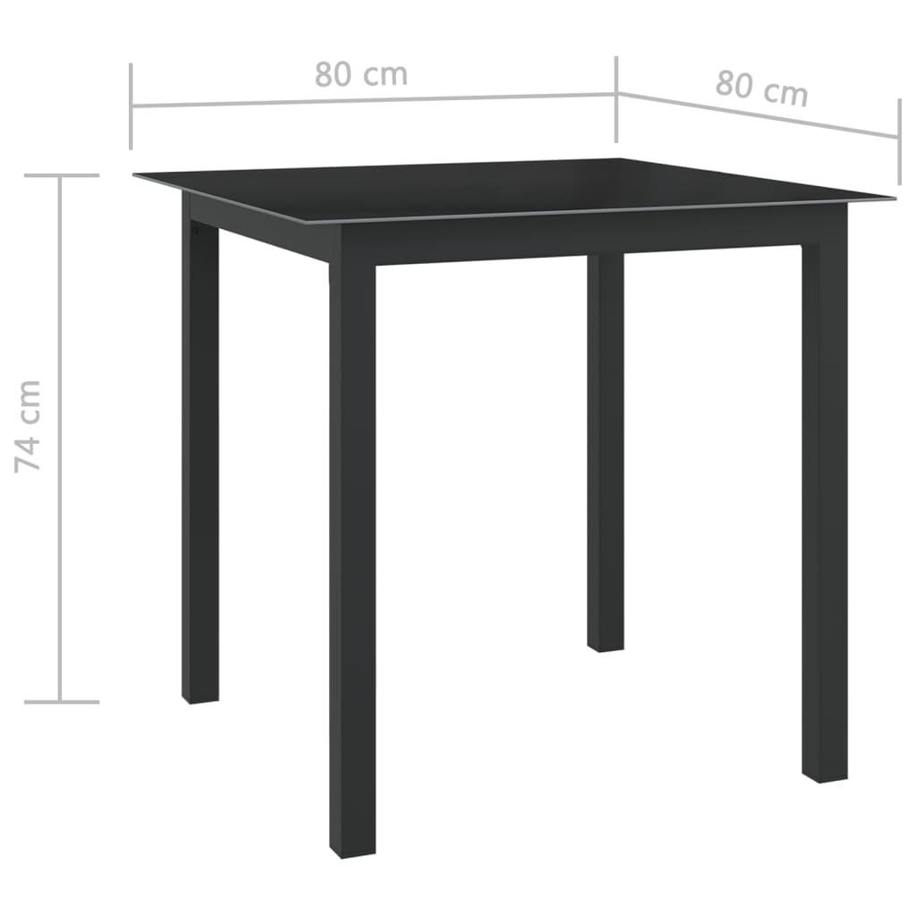 VidaXL tavolo Alluminio  