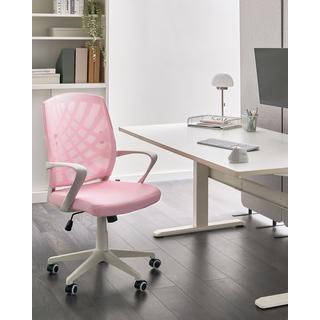 Beliani Chaise de bureau en Tissu Scandinave BONNY  